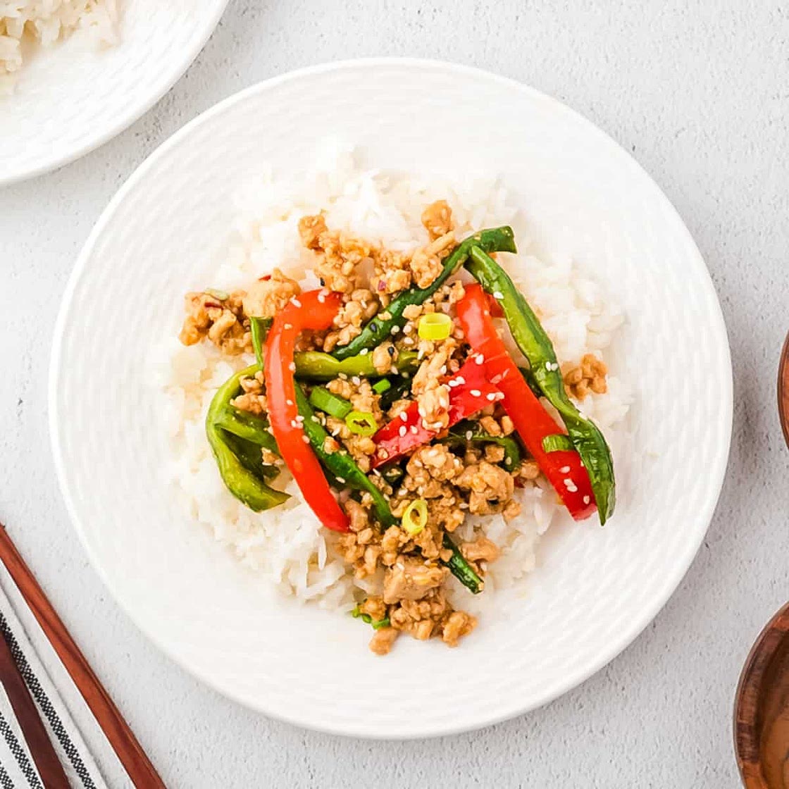 Ground Chicken Stir Fry