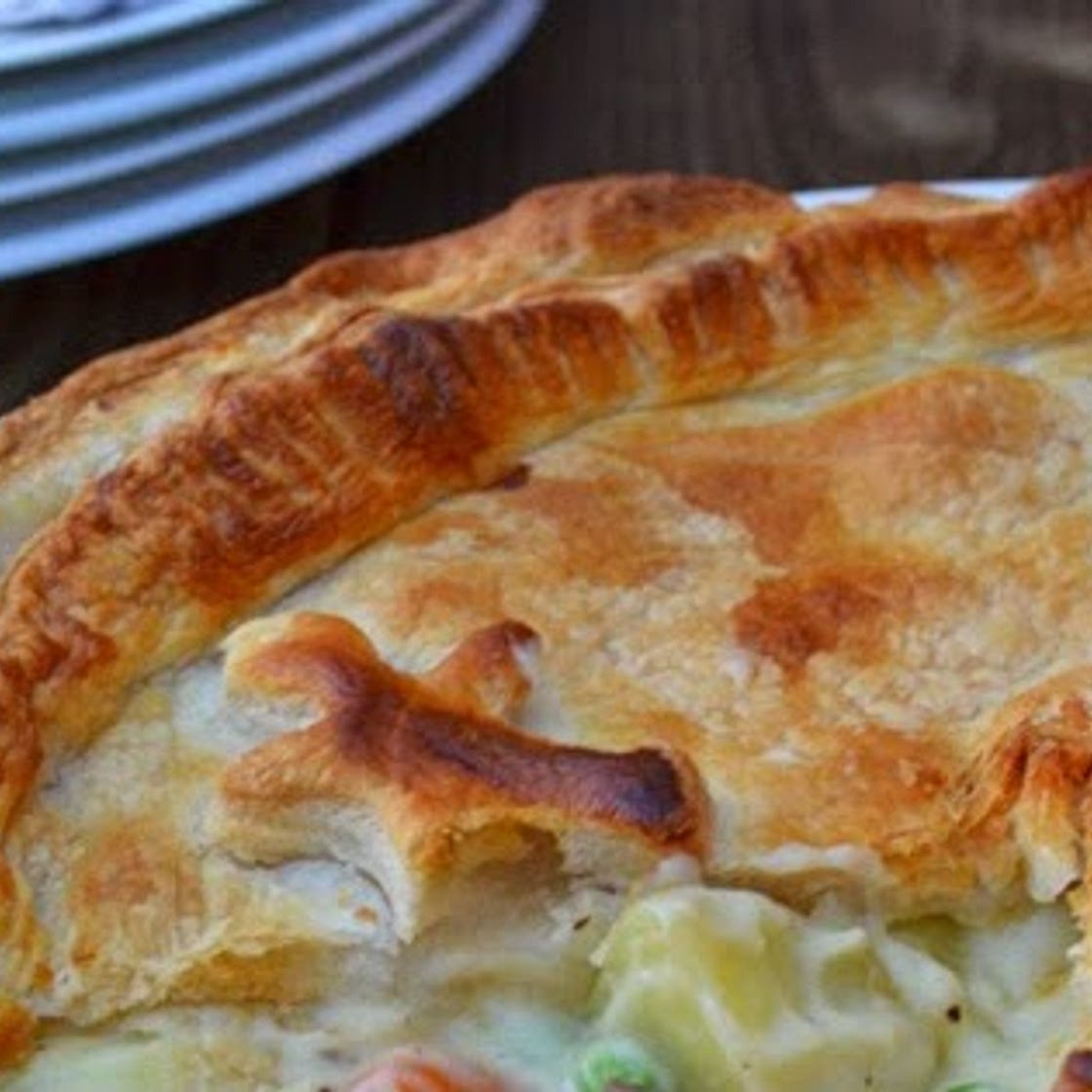 Cheesey Vegetable Puff Pie