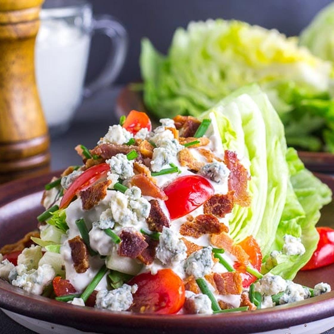 Loaded Low FODMAP Wedge Salad