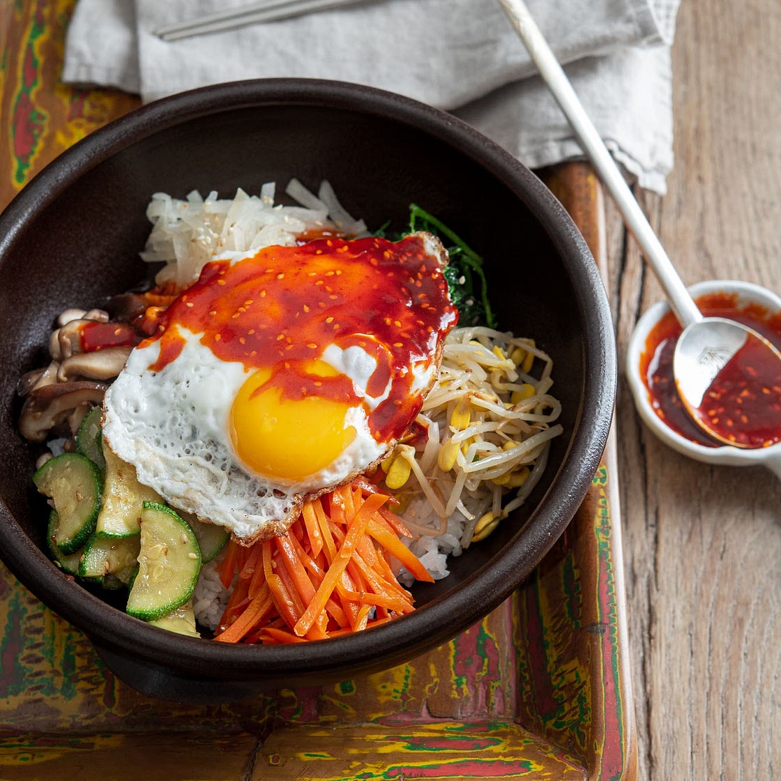 Ground Beef Bibimbap