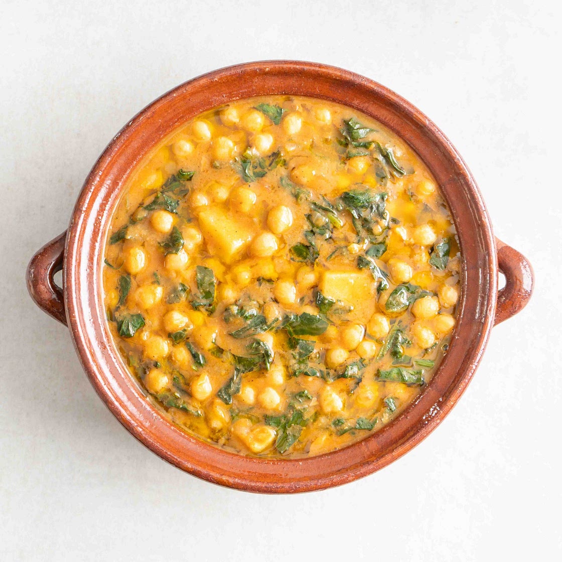Potaje de Garbanzos (Spanish Chickpea, Potato & Spinach Stew)