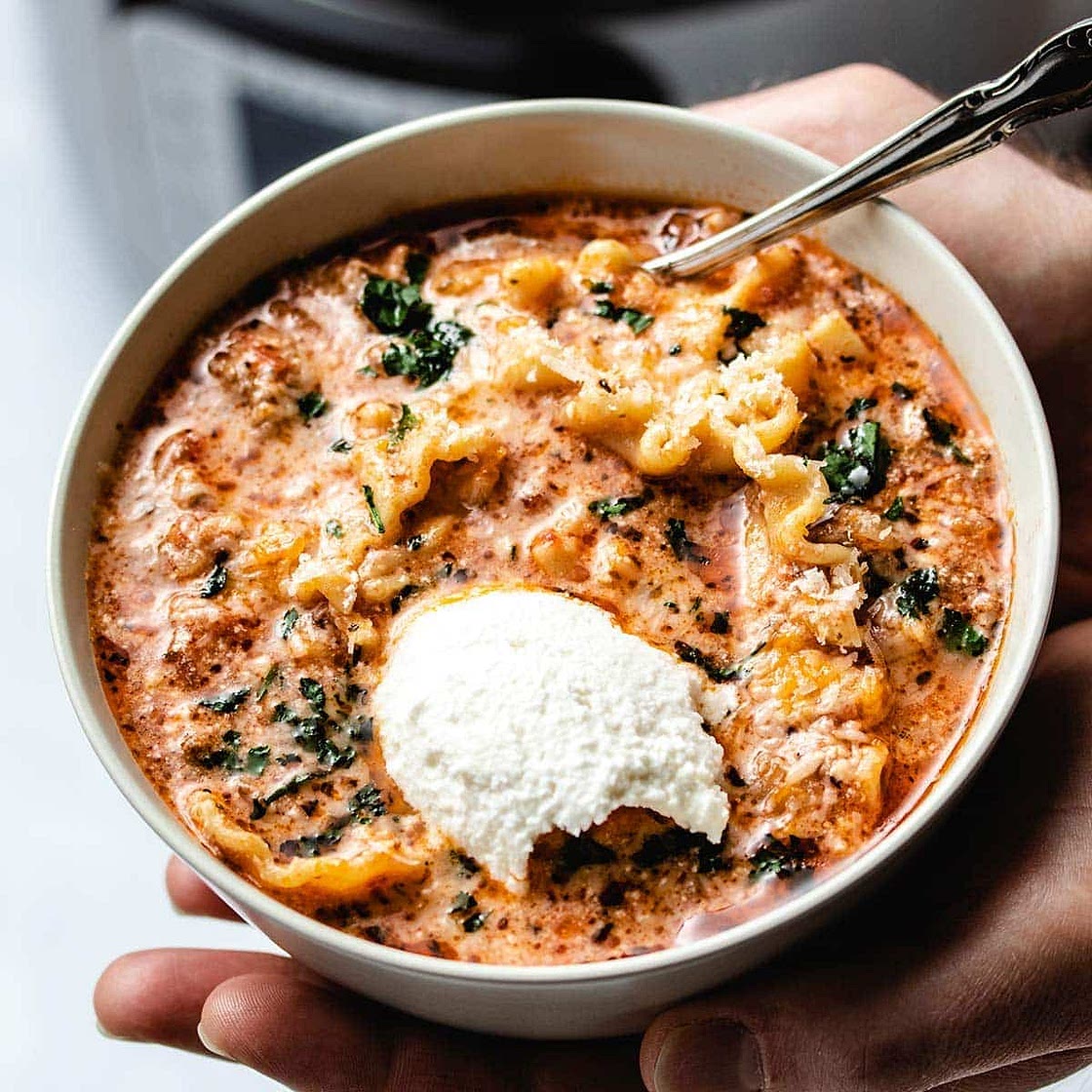 Instant Pot Lasagna Soup