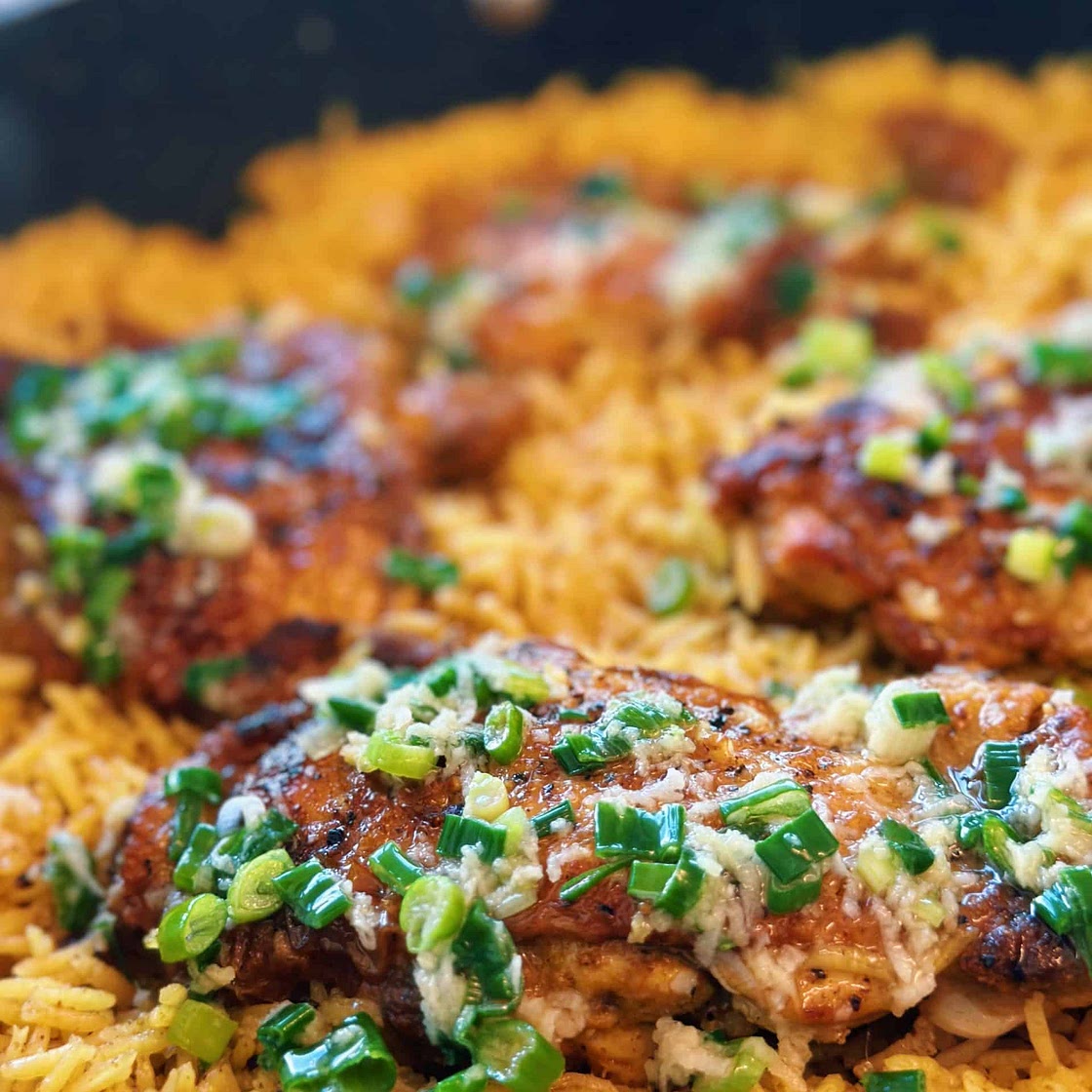 Scallion Ginger Chicken and Rice