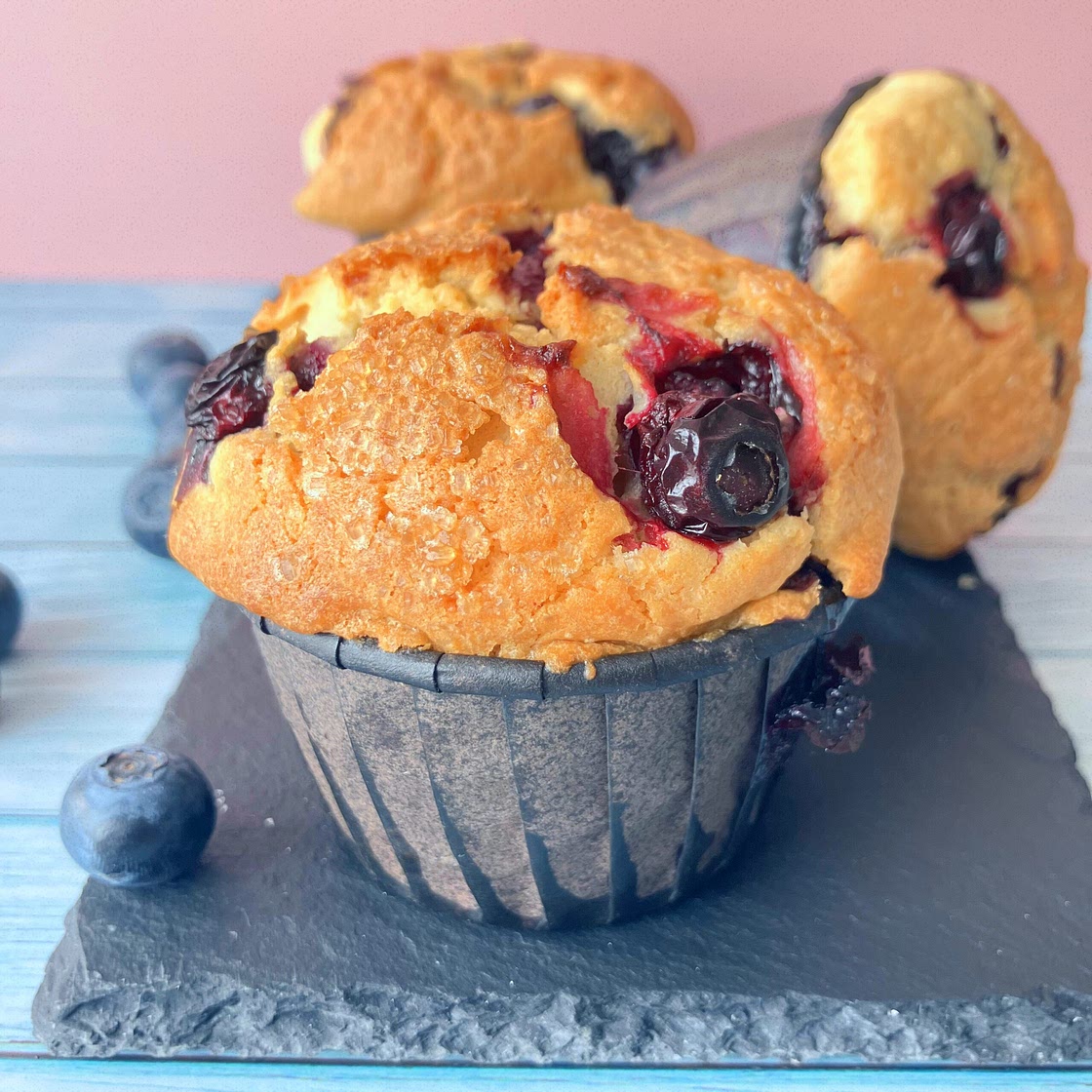 Spelt Blueberry Muffins