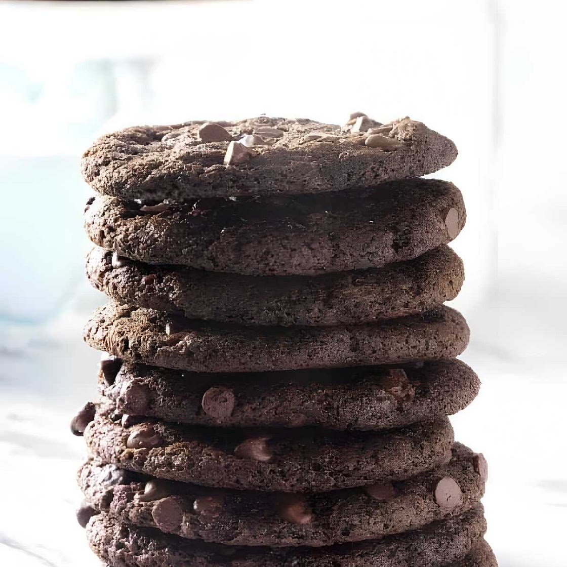 Crispy Double Chocolate Cookies