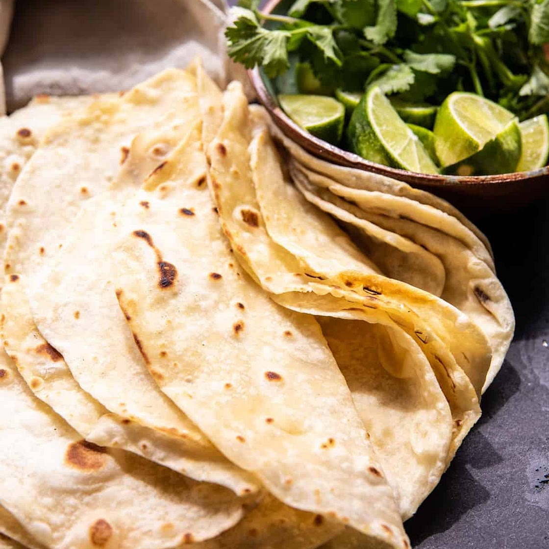 Easy Homemade Flour Tortillas