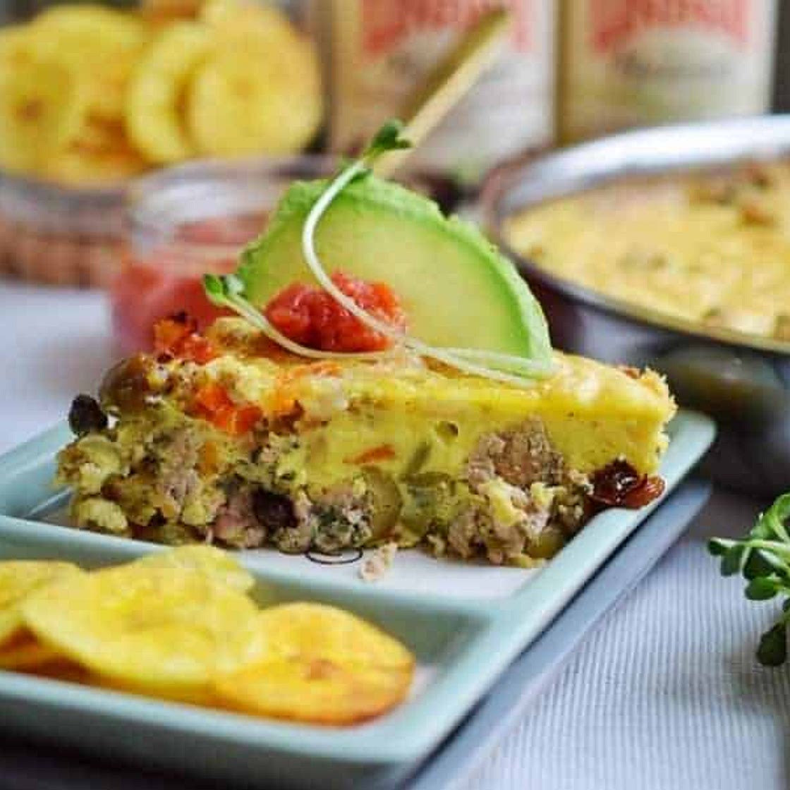 Cuban Picadillo Frittata (Whole30, Paleo, Low Carb)