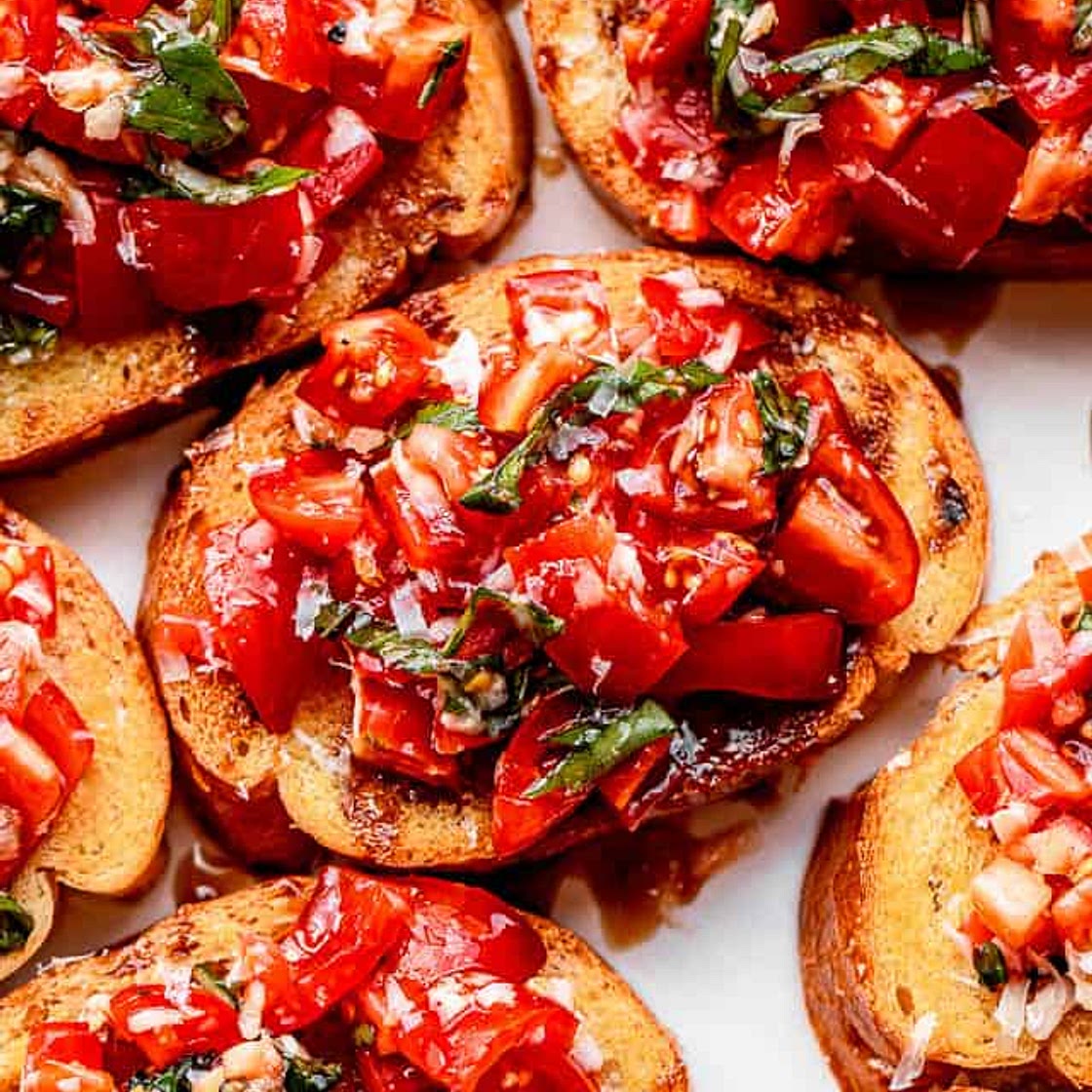 Easy Garlic Bread Bruschetta Recipe