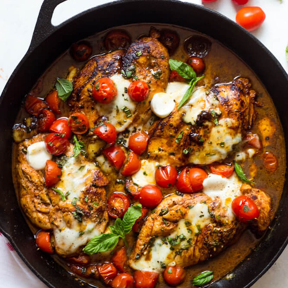 One Pan Balsamic Chicken
