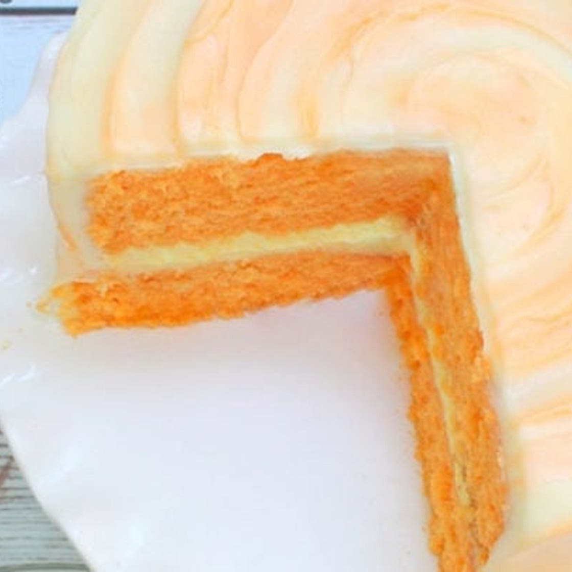 Orange Dreamsicle Cake- Delicious Homemade Recipe