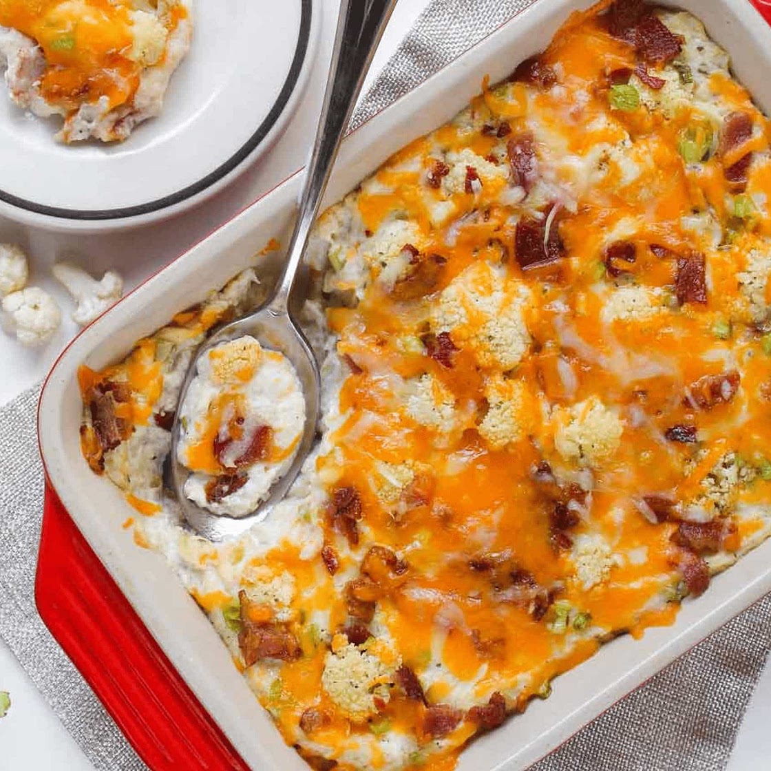 Keto Cauliflower Cheese Casserole | Hidden Valley® Ranch
