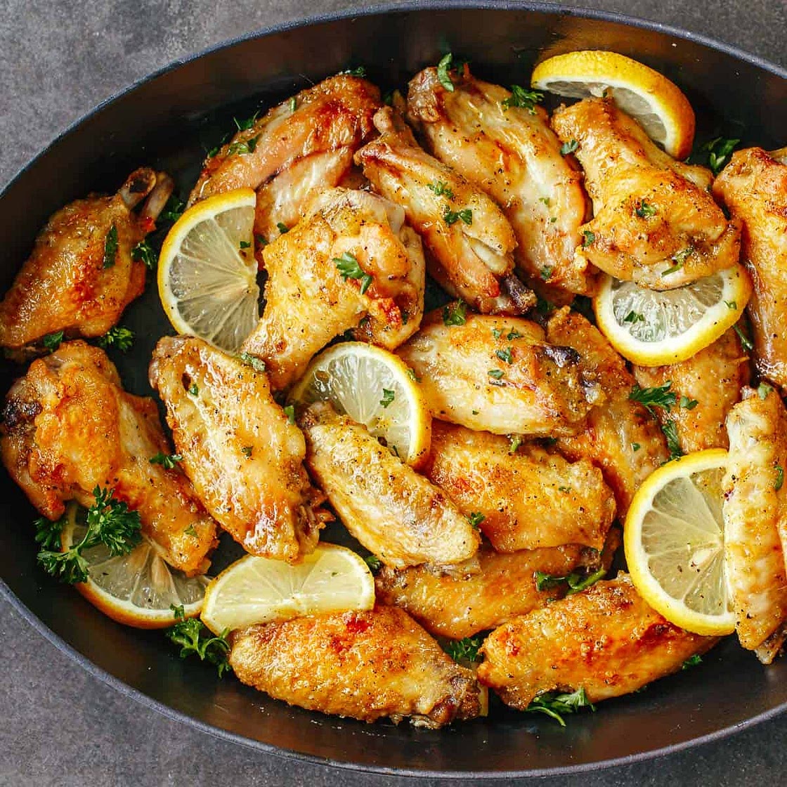 Baked Lemon Pepper Wings Recipe