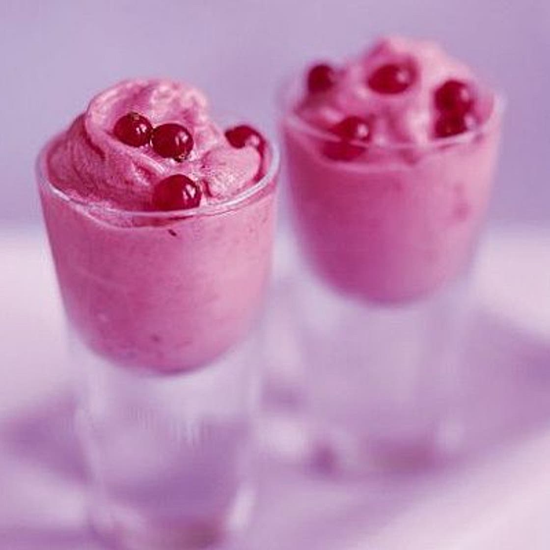 Redcurrant sorbet