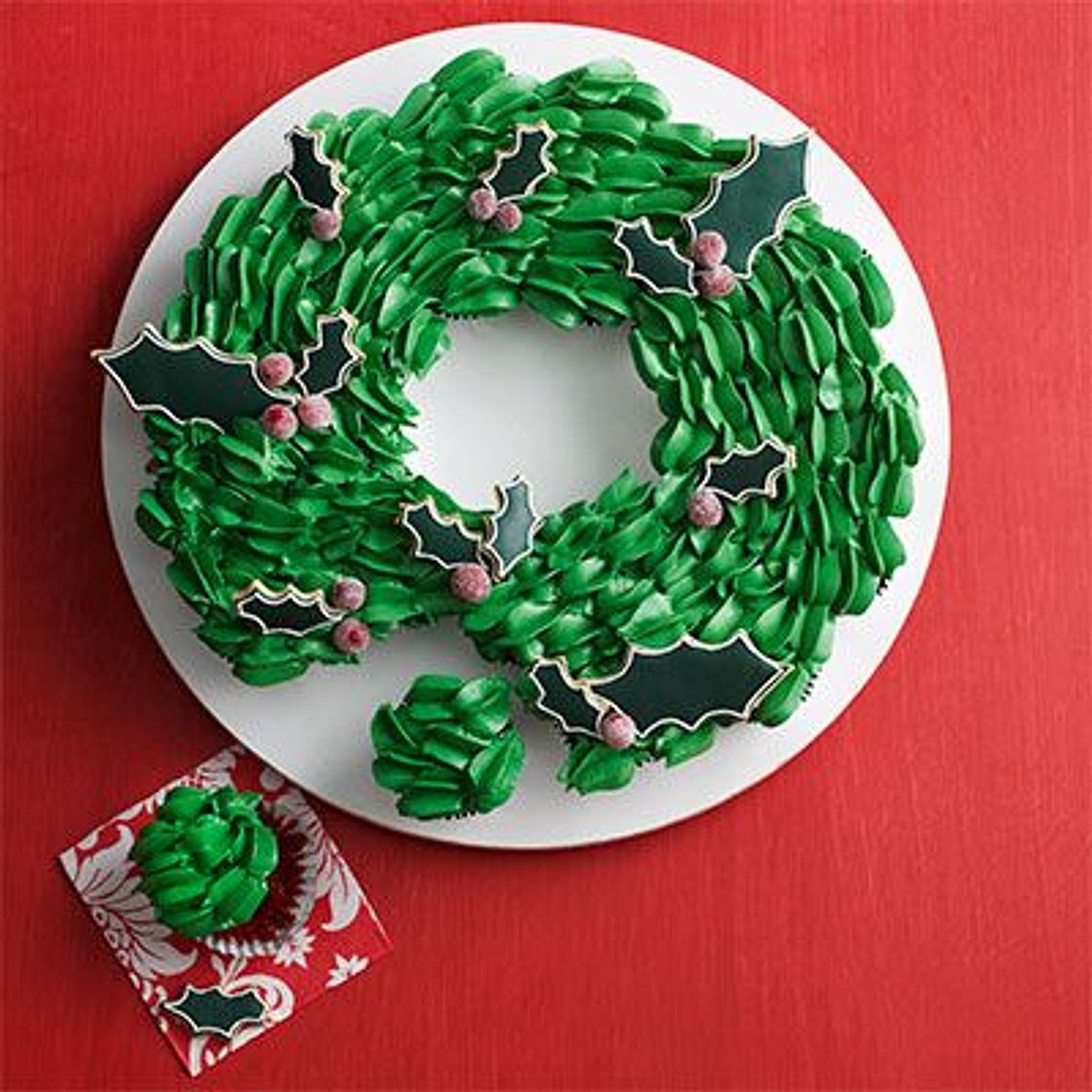 Cupcake Wreath