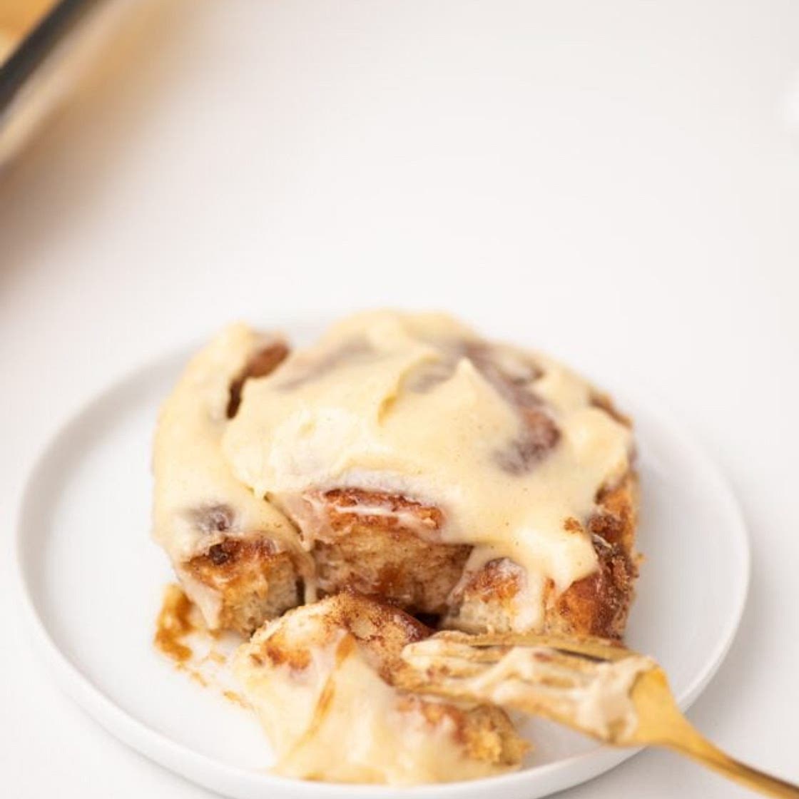 TikTok Cinnamon Rolls with Heavy Cream