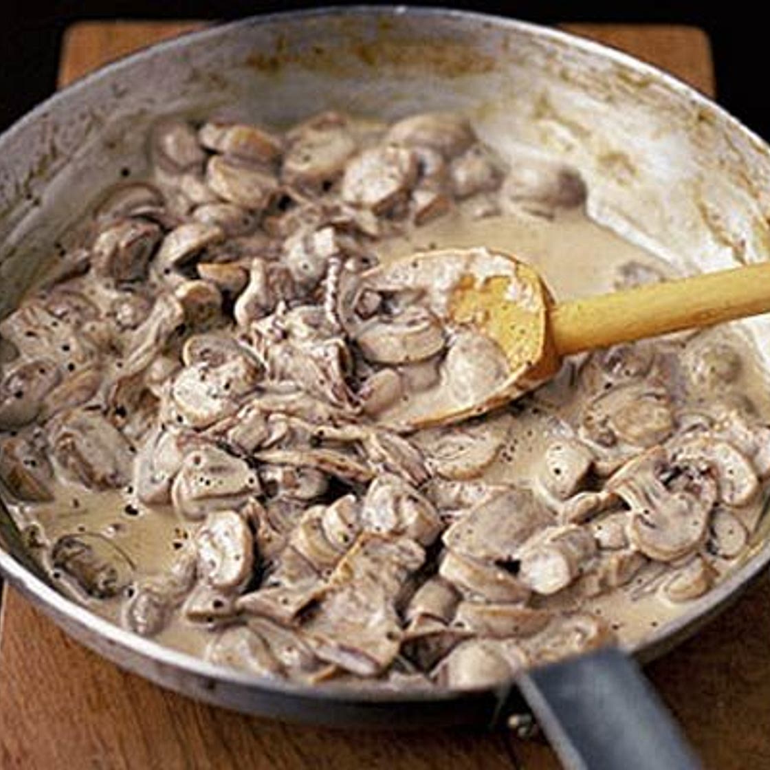 Creamy mushrooms