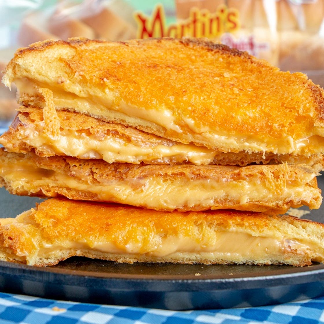 Inside-Out Grilled Cheese