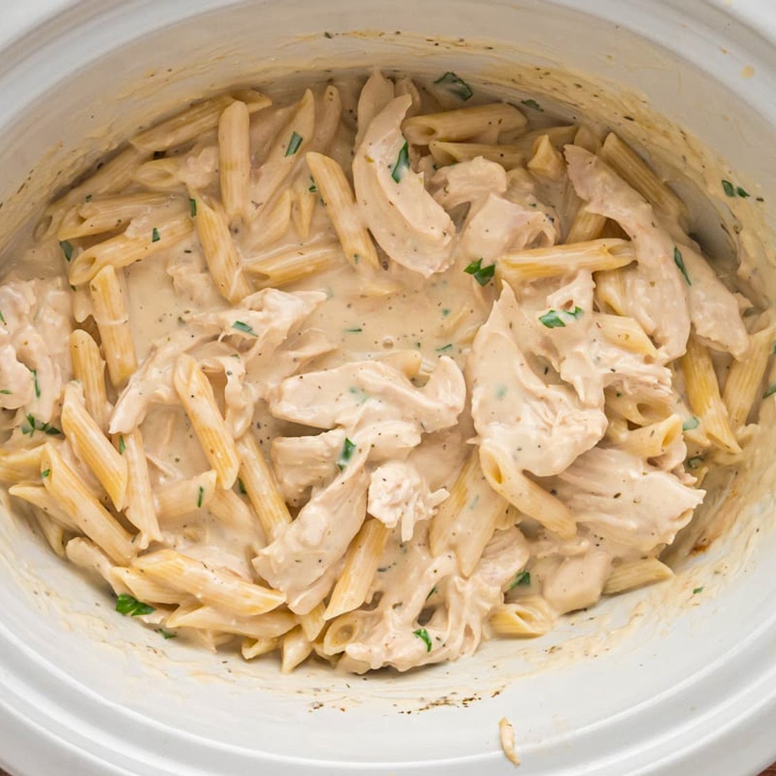 Slow Cooker Chicken Alfredo