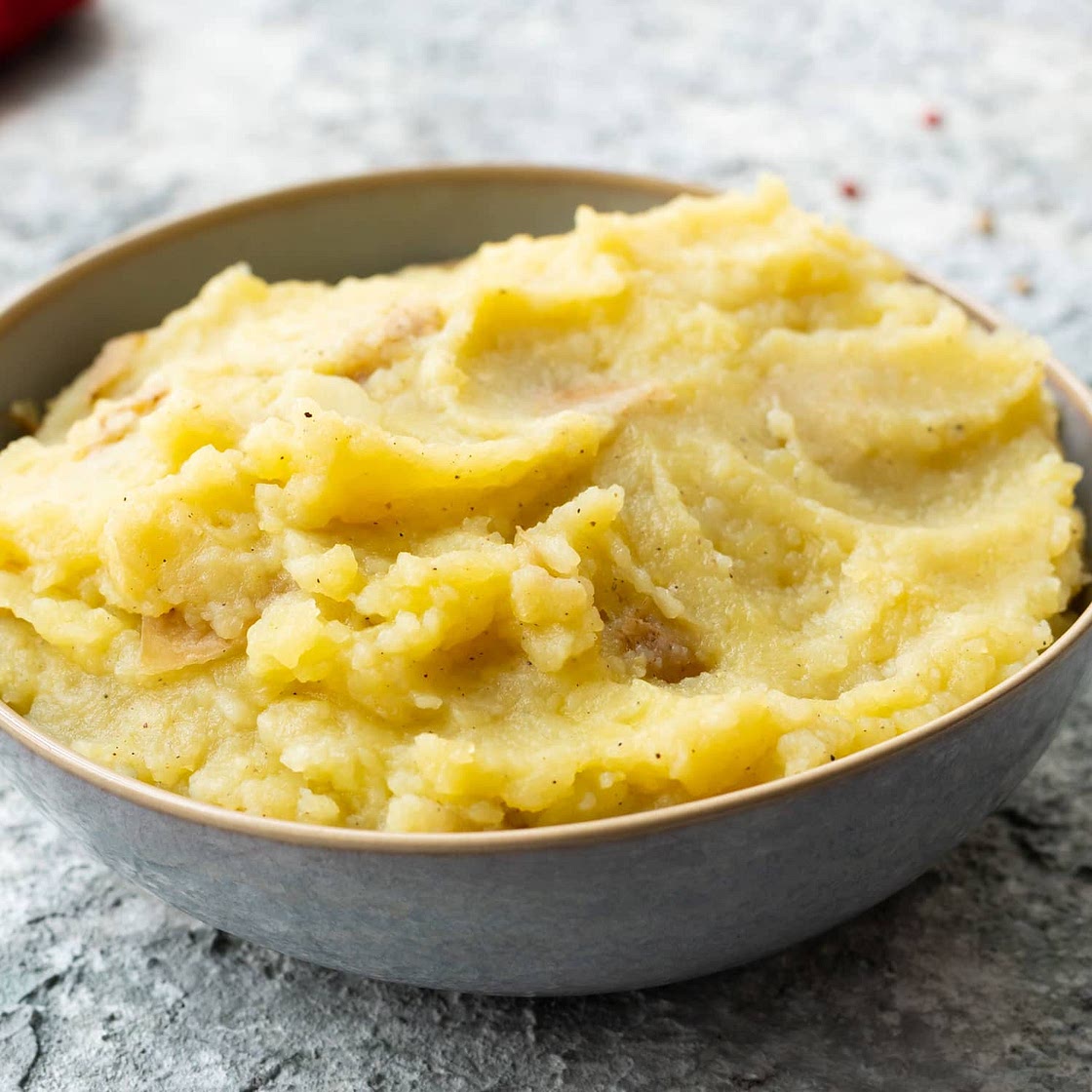 Creamy Garlic Dairy Free Mashed Potatoes