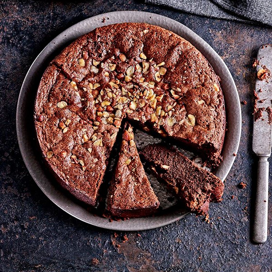 Sunken Nutella cake with Baileys cream