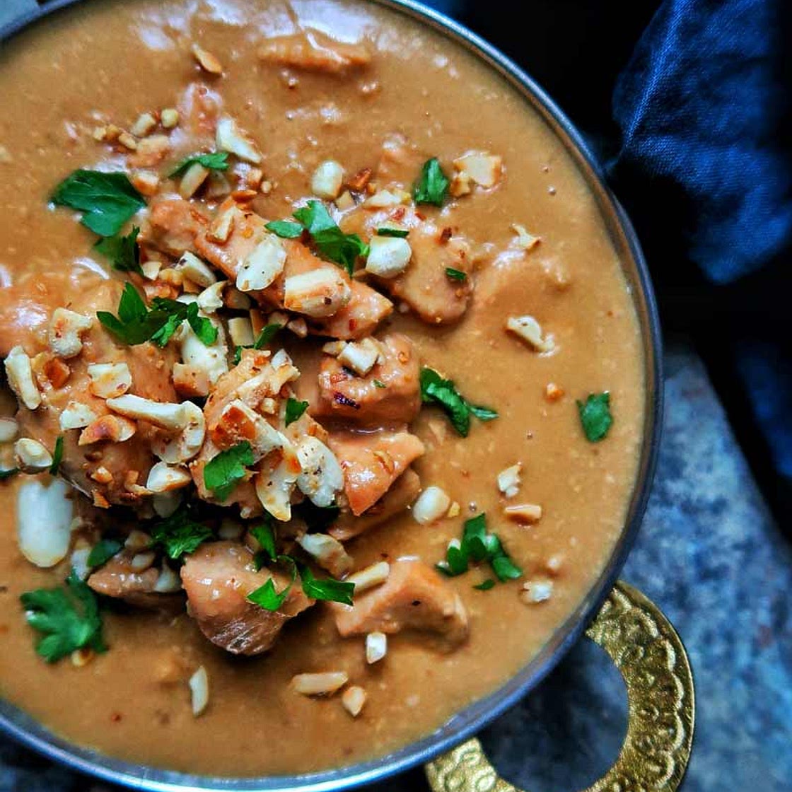 Slow-cooker Thai peanut chicken