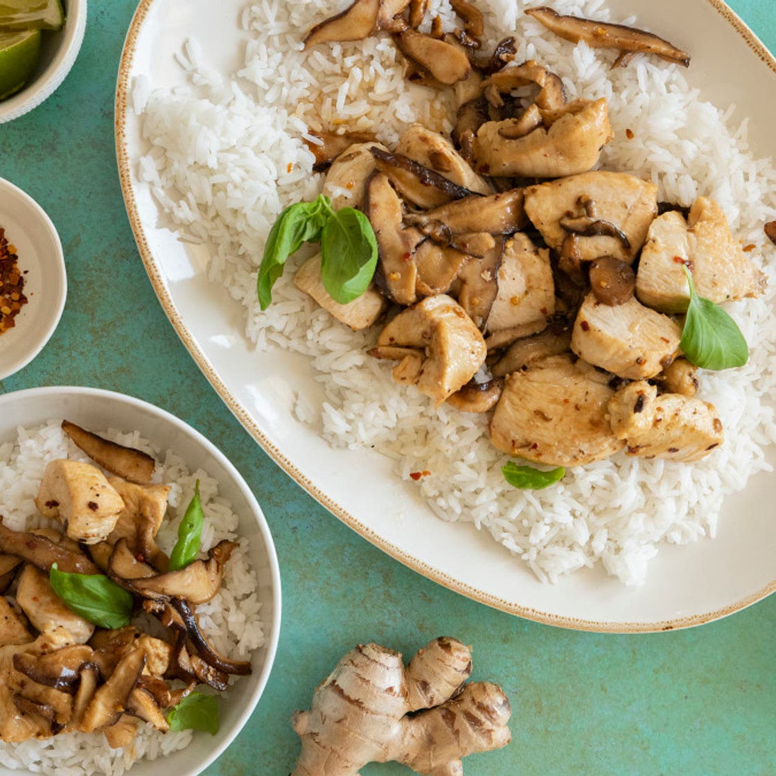 Tender Thai Chicken with Basil
