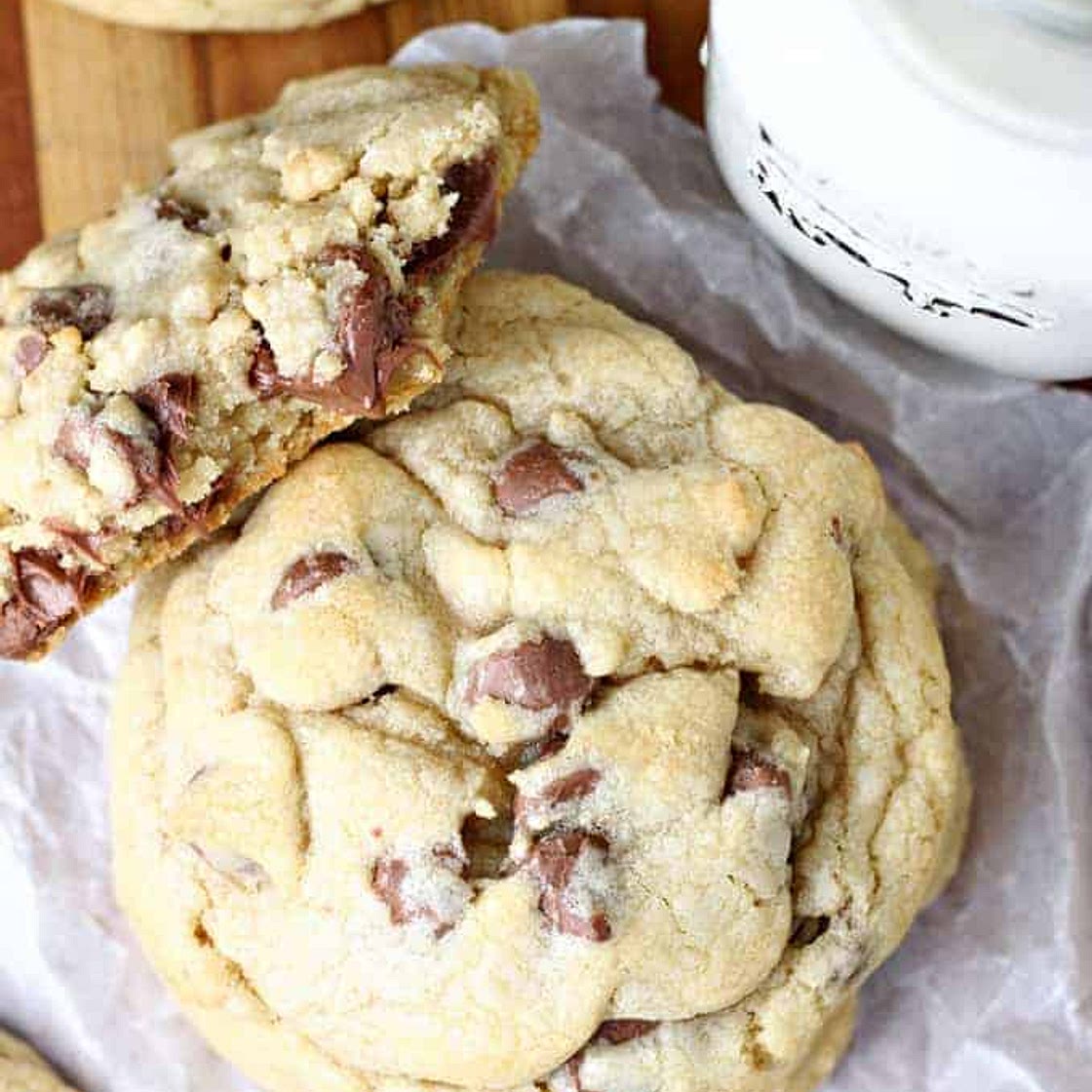 Copycat Crumbl Chocolate Chip Cookies