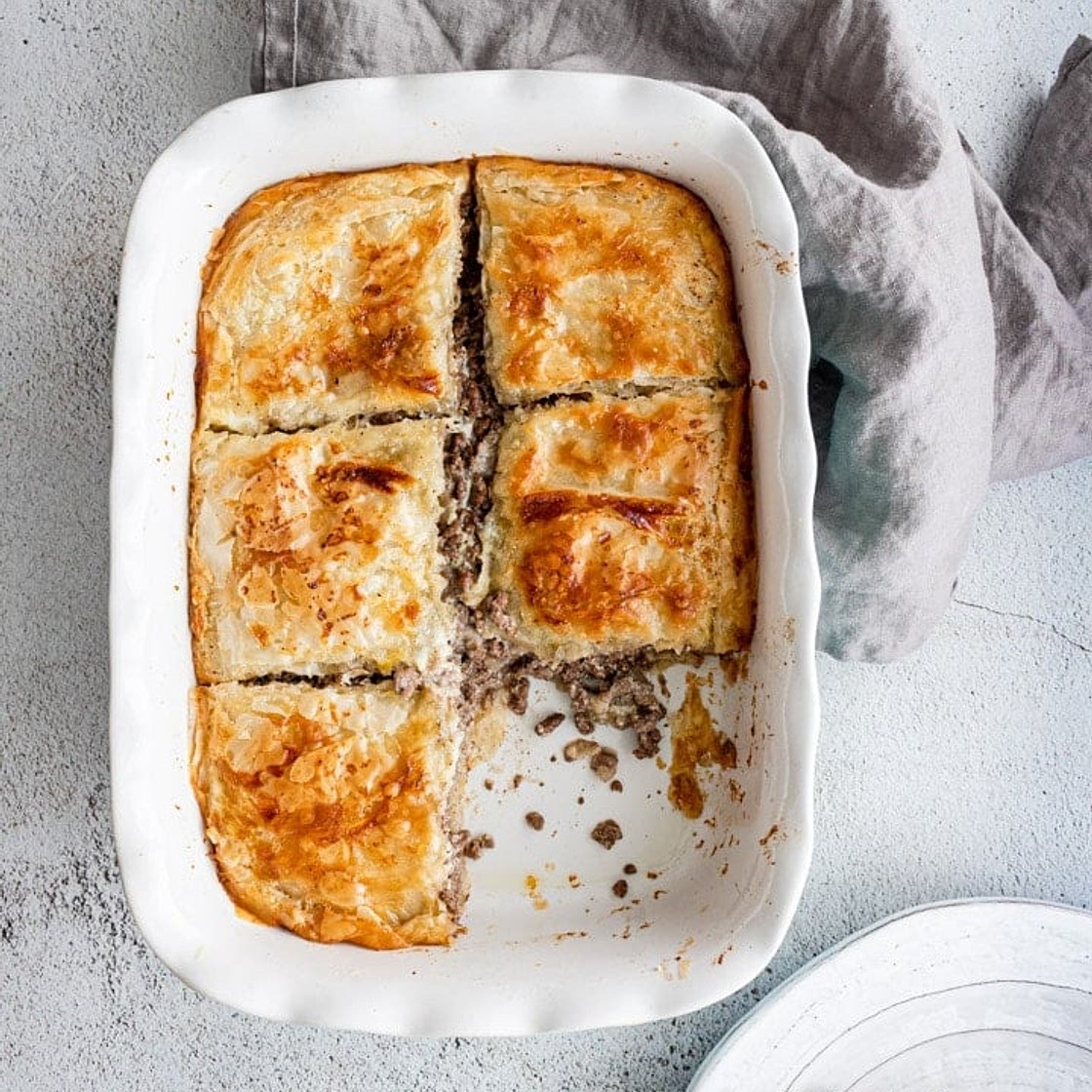 Egyptian Goulash (Phyllo meat pie)