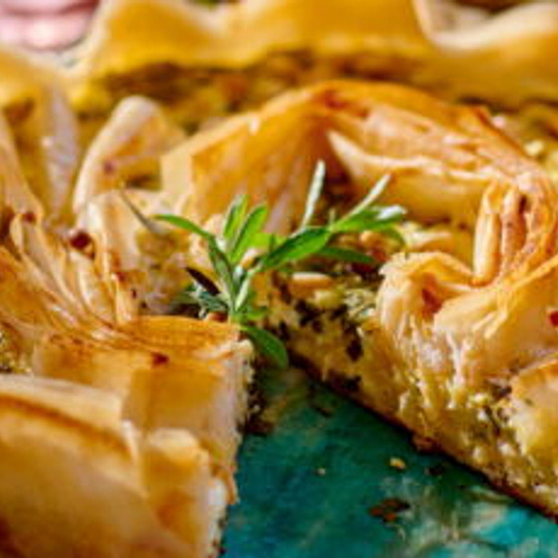 Tarte filo croustillante à la feta