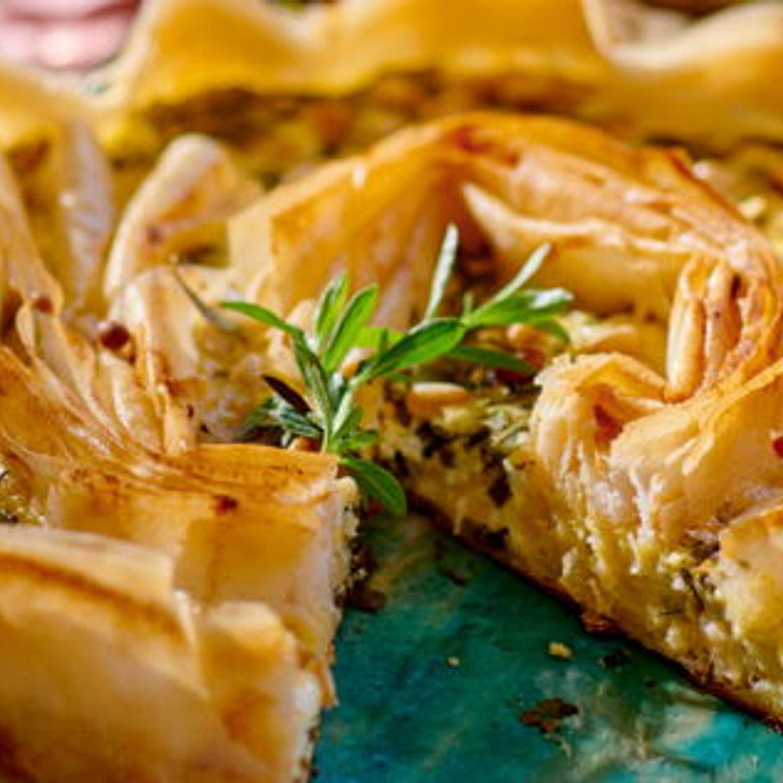 Tarte filo croustillante à la feta