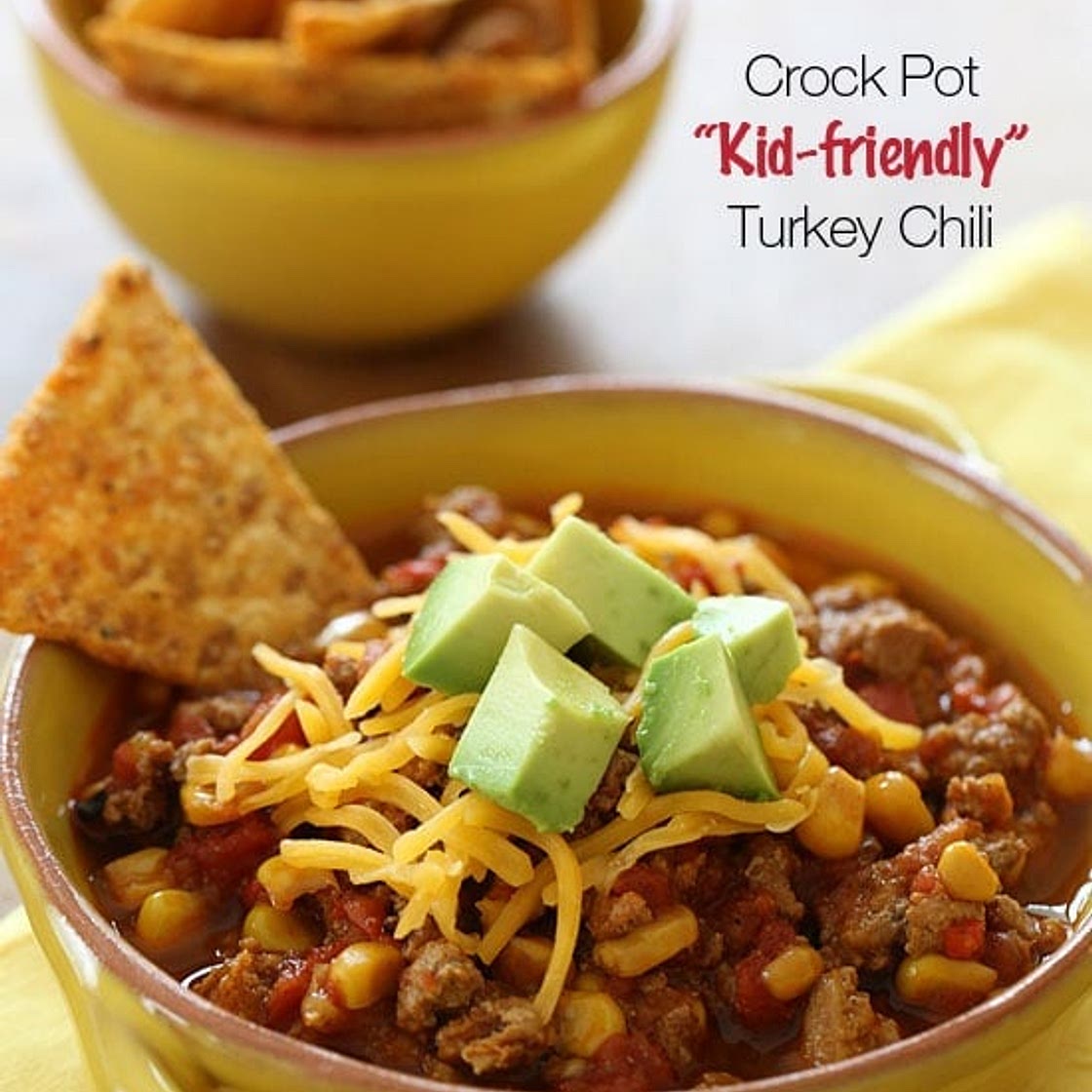 Kid-Friendly Crock Pot Turkey Chili