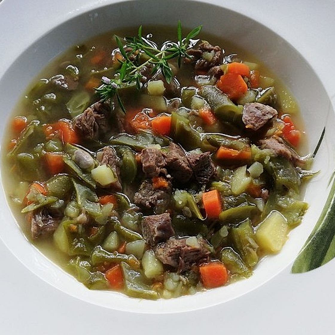 Mamas grüne Bohnen-Eintopf