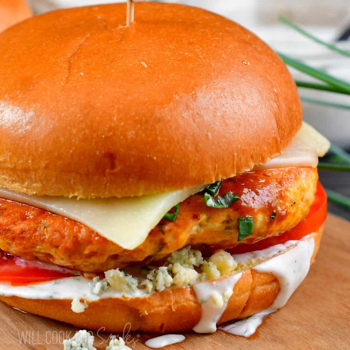 Buffalo Chicken Burger Recipe