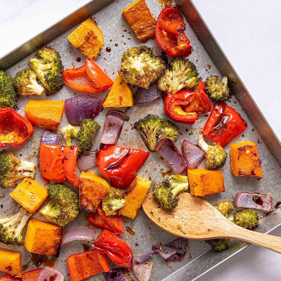Colorful Roasted Sheet-Pan Vegetables