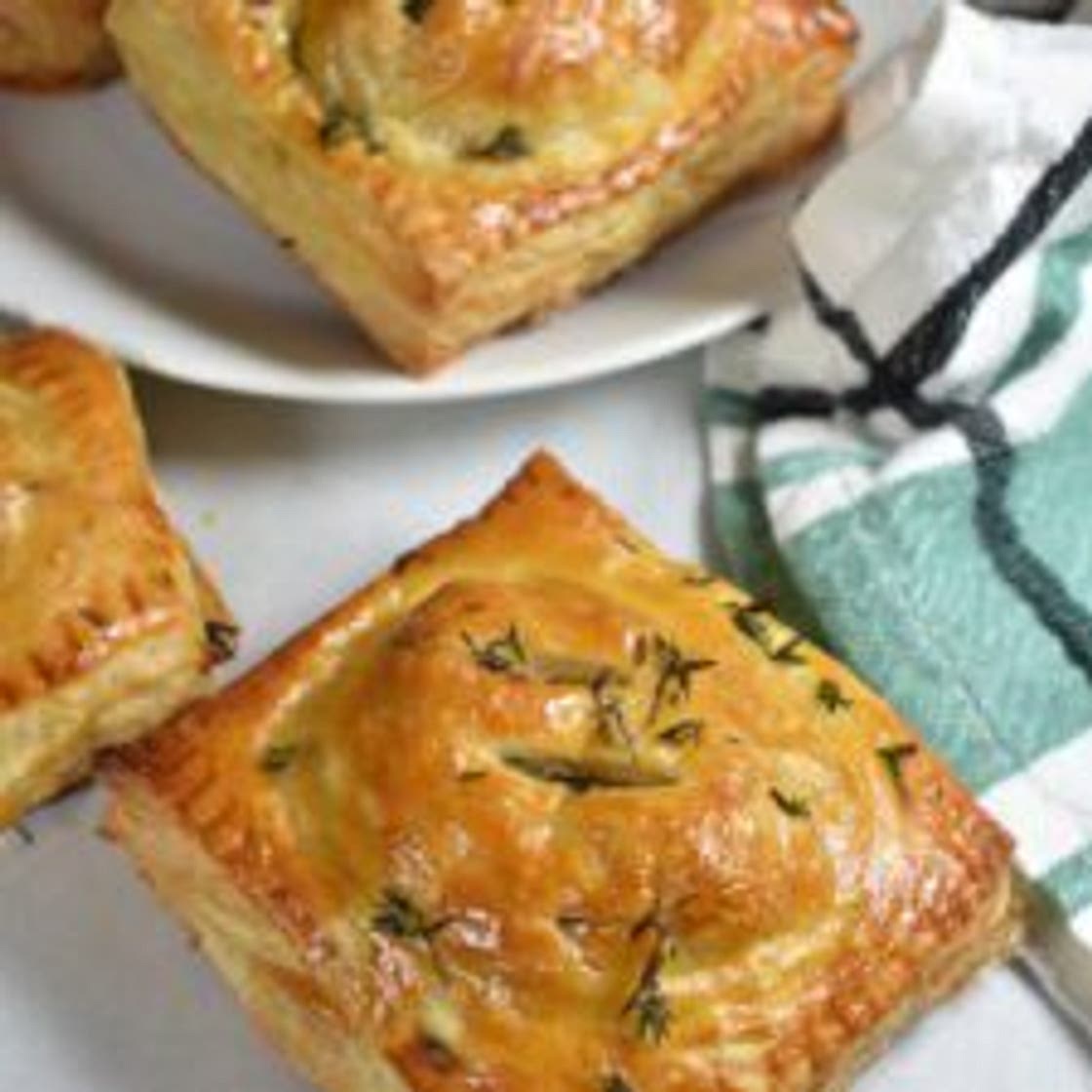 Savory Bleu Cheese, Leek & Walnut Hand Pies