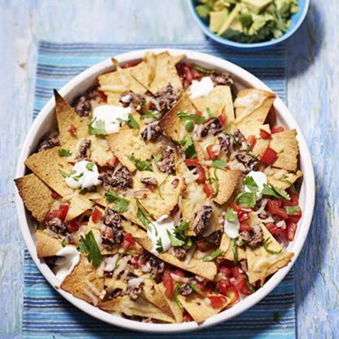 Lighter nachos