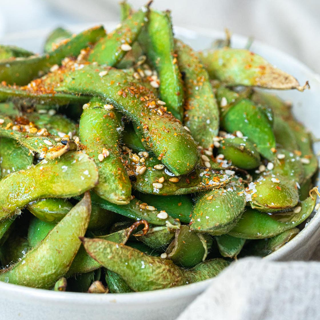 Air Fryer Edamame