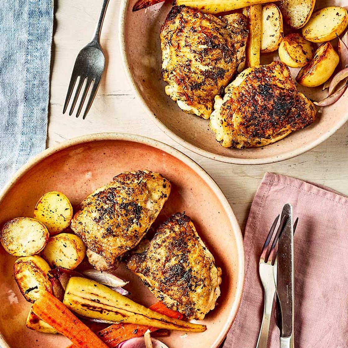 Air fryer chicken thighs