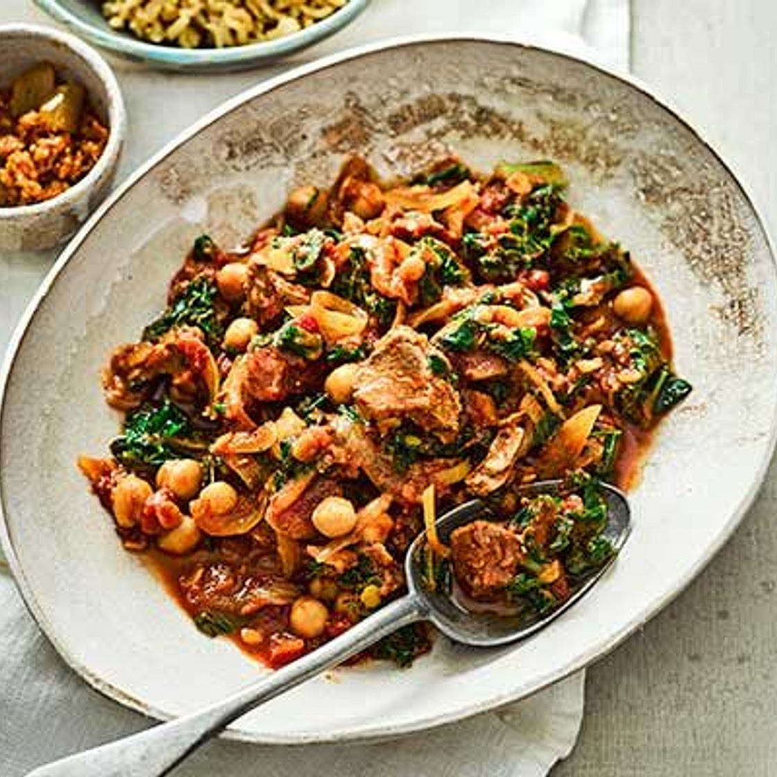 Slow cooker lamb curry