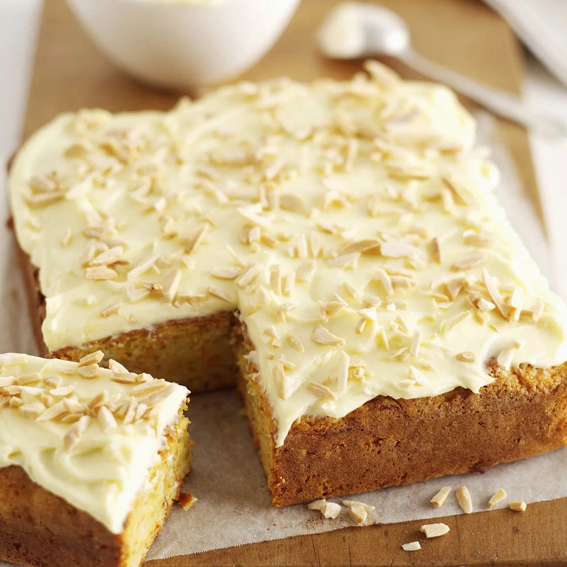 Almond carrot cake