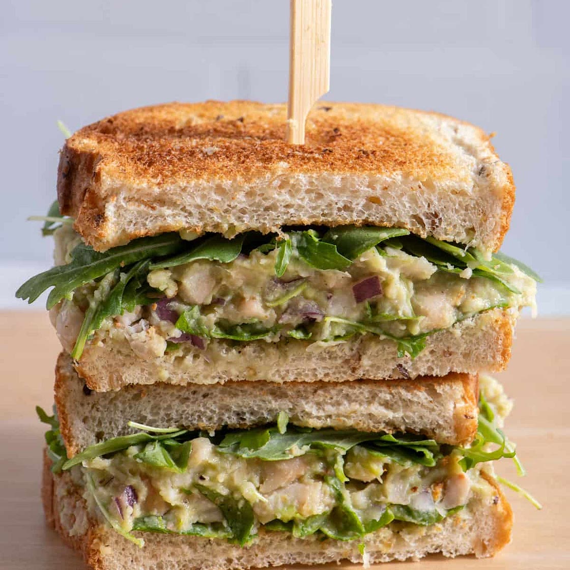 Avocado White Bean Sandwich