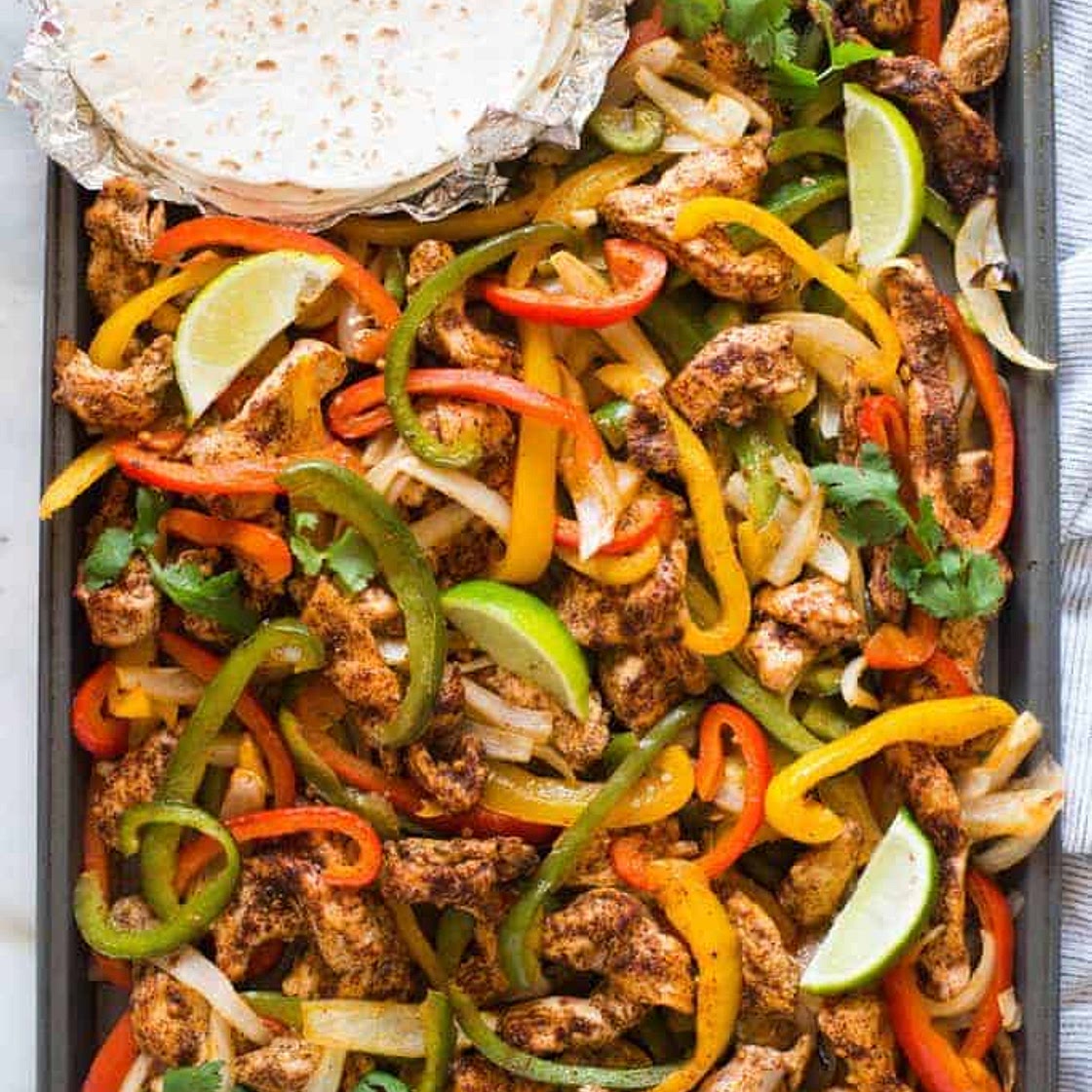 Sheet Pan Chicken Fajitas