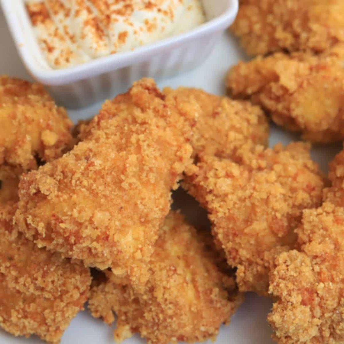 Keto Chicken Nuggets Air Fryer (Diabetic Friendly)