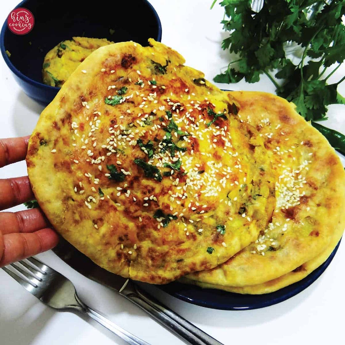 Aloo Naan [Potato Stuffed Indian Flatbread]
