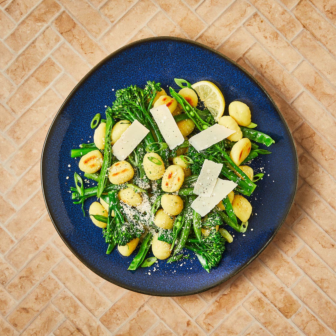 Lemony Green Veg Gnocchi