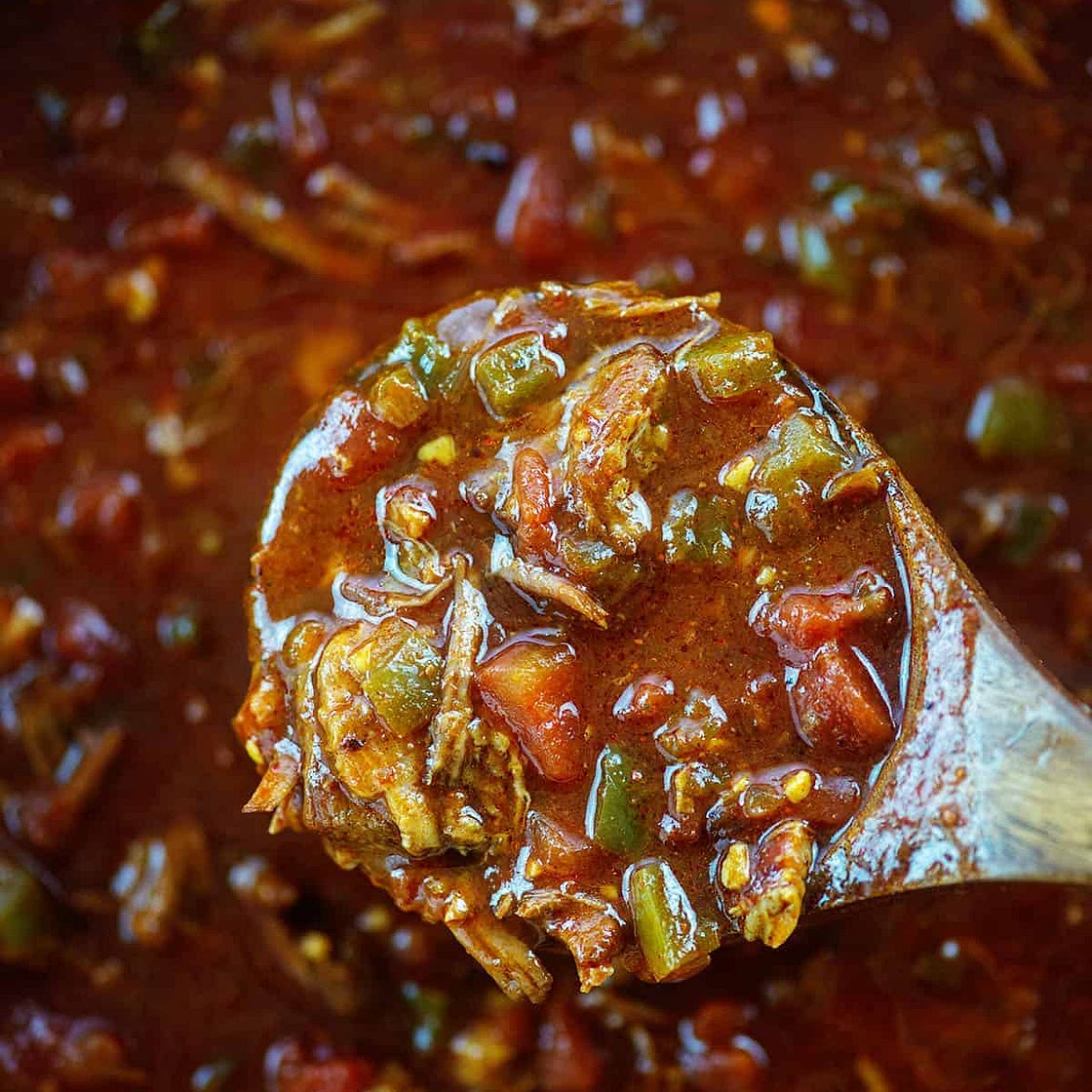 Low Carb Shredded Beef Chili