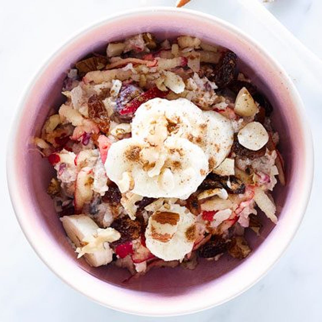 Bircher muesli with apple & banana