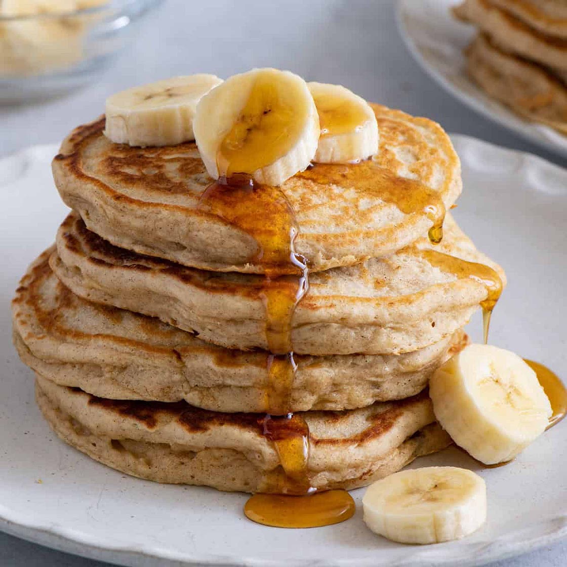 Fluffy Banana Pancakes
