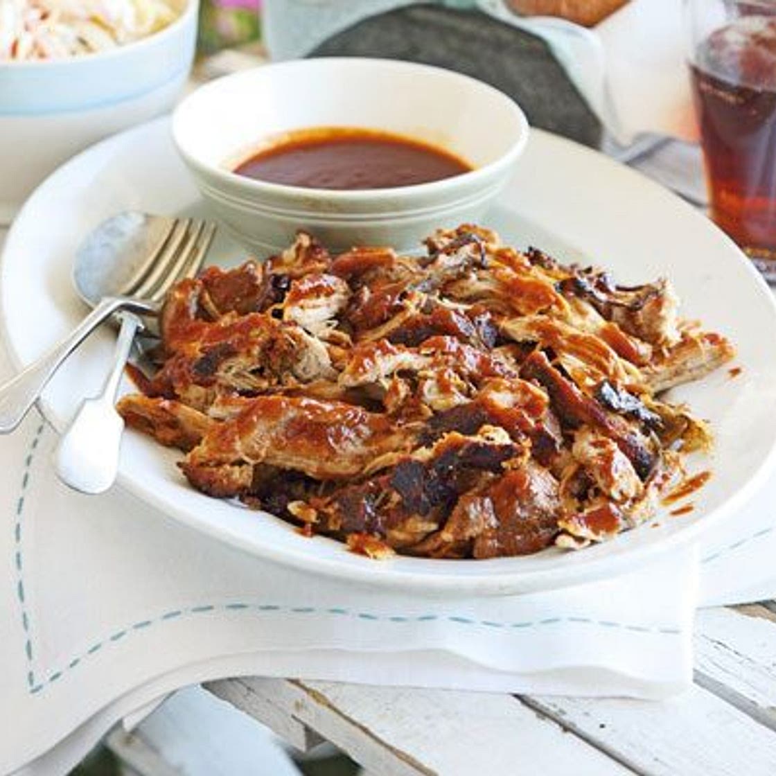 BBQ pulled pork sandwich