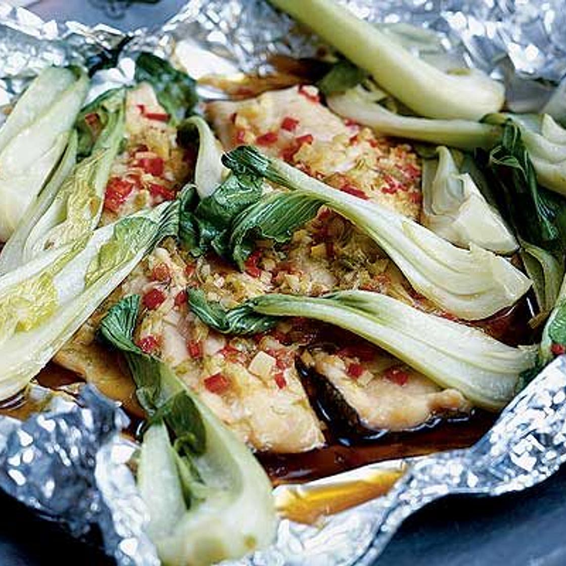 Thai-style steamed fish